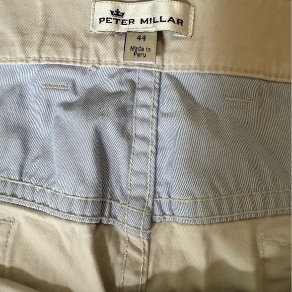 Peter Millar Menโs 5-Pocket Pants Size 44 x 32 Pima Cotton Stretch light gray - Picture 3 of 5